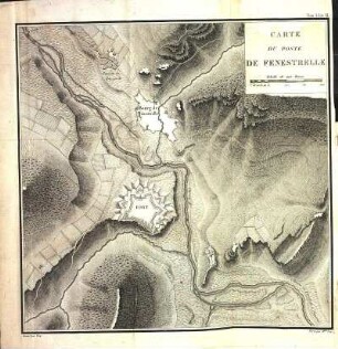 Carte Du Poste De Fenestrelle