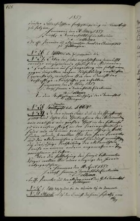 Anforderung eines Gutachtens bezüglich eines Straferlasses für die Studierenden Heesemann und Spangenberg.