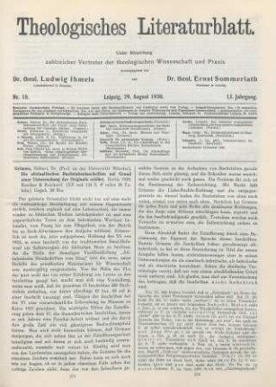 273-275 [Rezension] Grimme, Hubert, Die altsinaitischen Buchstabeninschriften