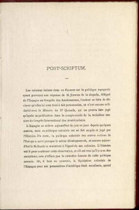 Post-Scriptum