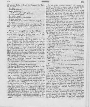 Essay monographique sur les Clérites, Insectes coléoptères / par le Marquis Maximilien Spinola, Acad de Turin. - Gênes : Ponthenier. - [Bd.] I-II, 1844