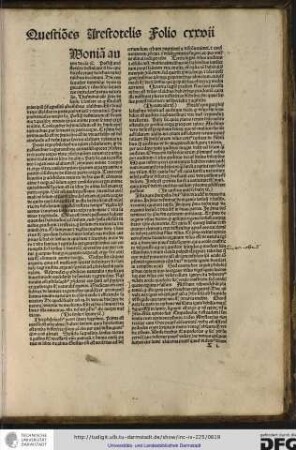 Postquam Arestoteles determinavit de his que dicenda erant de rebus naturalibus in communi, hic consequenter determinat de eis in particulari et ideo libri sequentes intitulantur parva naturalia.