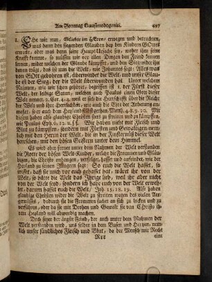 497-508, I. Ehe wir nun, Geliebte im Herrn, erwegen und ...