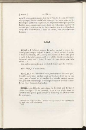 M (Malle - Miroir)
