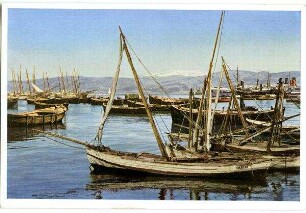 Beirut. Blick am Hafen