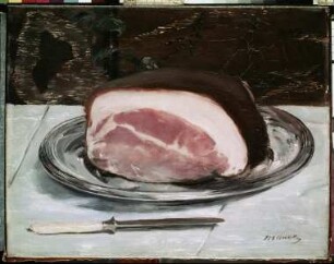Stilleben mit Schinken