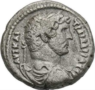 Hadrian (117-138 n. Chr.): Alexandria / Ägypten, 127/128 n. Chr. – Tetradrachme