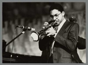 Wynton Marsalis : Portrait des Jazz-Saxophonisten Wynton Marsalis beim Jazz Jamboree Warschau 1983