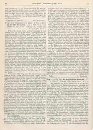 751-752 [Rezension] Grisar, Hartmann, Luther. 2. Bd.: Auf der Höhe des Lebens. 1. u. 2. Aufl