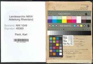 Entnazifizierung Karl Pack , geb. 11.01.1896 (Schweisser)