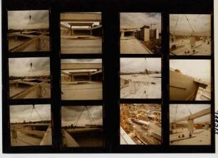 Platzbebauung Hauptbahnhof Düsseldorf Ostseite - Parkhaus, 1985