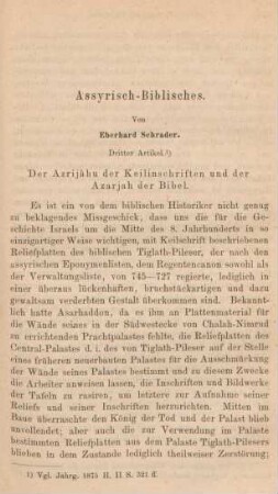 373-384 Assyrisch-Biblisches