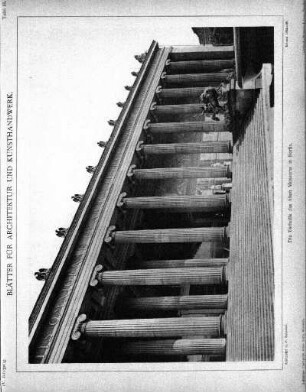 Tafel 97: Die Vorhalle des Alten Museums in Berlin