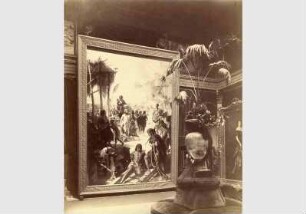 Blick in die Gedenkausstellung zum Tod von Gustav Richter in der Nationalgalerie