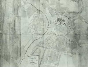 Generalplan von der Königlichen und Residenzstadt Dresden mit Projekt von Ausfüllung des Grabens