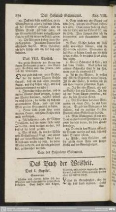 Das Buch der Weisheit