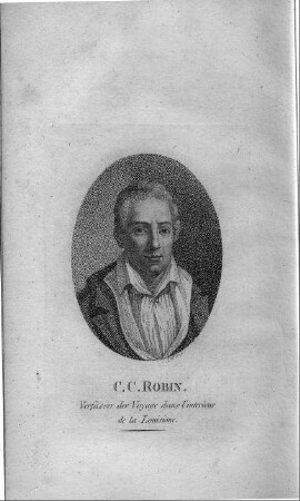 C. C. Robin : [Kupferstichportrait]
