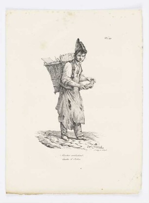Savetier ambulant, Blatt 29 der Folge "Rufe von Pariser Straßenhändlern"