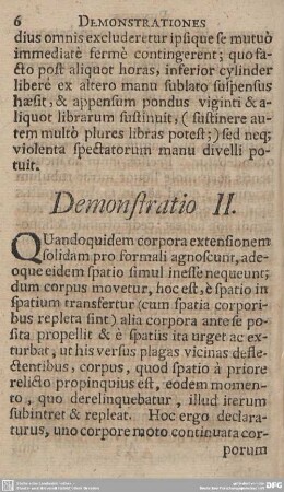 Demonstratio II.
