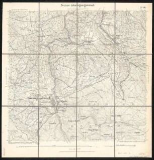 Äquidistantenkarte 146 : Section Johanngeorgenstadt, 1904 : Section Johanngeorgenstadt. - 1:25000. - Leipzig: Giesecke & Devrient, 1904. - 1 Kt.