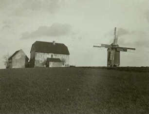 Bockwindmühle : Wilsdruff-Oberhermsdorf. Bockwindmühle (1908 abgebrannt)