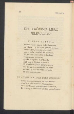 Del próximo libro "Elevación"