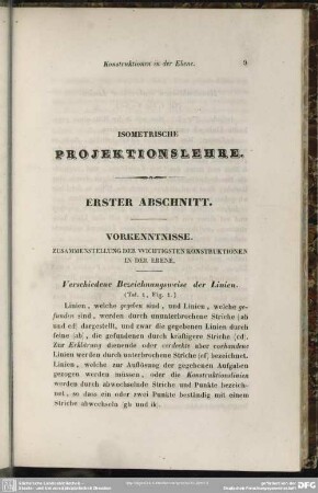 Erster Abschnitt. Vorkenntnisse