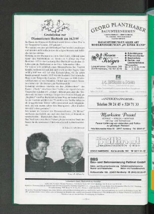 Gratulation zur Diamanten Hochzeit am 16.3.95