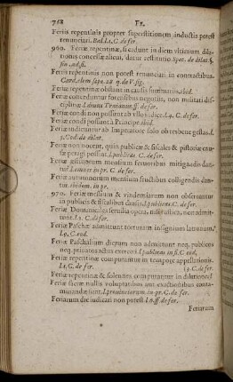 Feriis repentinis propter superstitionem [ - ] Filius possidens domum patris titulo ...