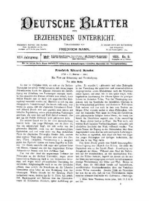 Friedrich Eduard Beneke : ein Wort zur Erinnerung und Verständigung