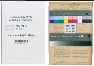 Entnazifizierung Hans Hammerschmidt , geb. 13.09.1898 (Lokfuehrer)