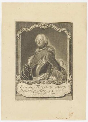 Bildnis des Ernestus Fridericus Carolus