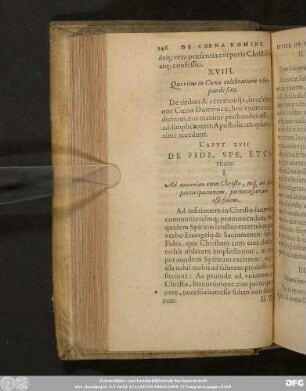 Caput XVII De Fide, Spe, Et Caritate.