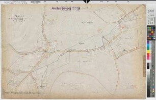Langenholthausen (Balve), Blintrop (Neuenrade), Umlegung Langenholthausen-Blintrup, Bl.11 Urkarte II Blintrop Flur 3