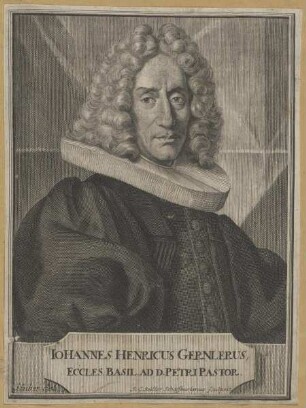 Bildnis des Iohannes Henricus Gernlerus
