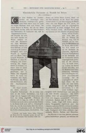 Mittelalterliche Paramente zu Neustift bei Brixen