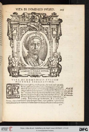 Vita di Domenico Puglio Pittore fiorentino