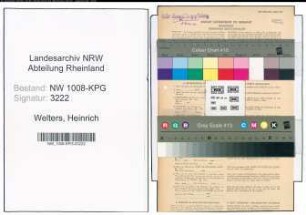 Entnazifizierung Heinrich Welters , geb. 03.12.1892 (Stadtbote)