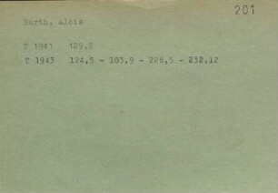 Barth, Alois