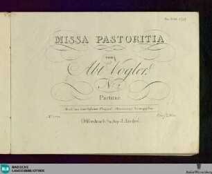 Missa pastoritia : No. 2