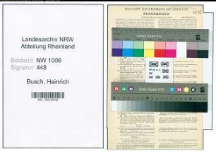 Entnazifizierung Heinrich Busch , geb. 28.05.1889 (Landwirt)