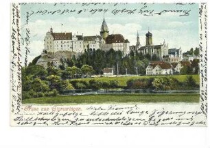 Schloss Sigmaringen (Ansicht von der Donau)