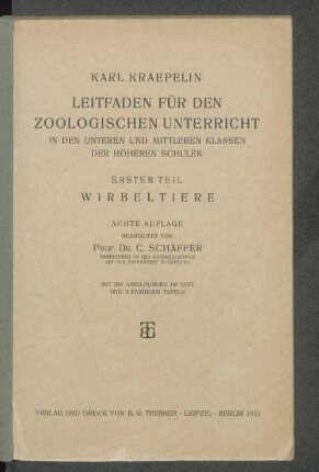 1: Wirbeltiere