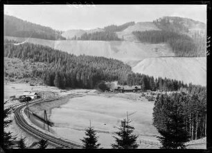 Österreich, Steiermark. Erzberg mit Präbichl-Bahn (Erzbergbahn)