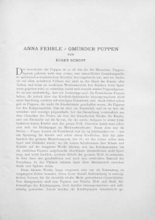 Anna Fehrle / Gmünder Puppen