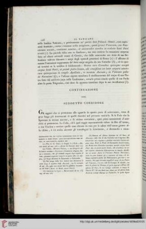 Continuazione del Nuddetto Corridore
