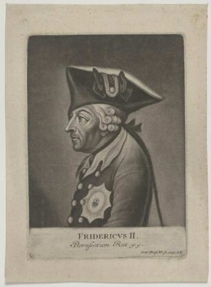 Bildnis des Fridericvs II., Borussia Rex