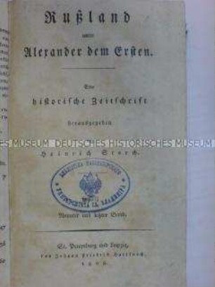 Russland unter Zar Alexander I. 9.Jg