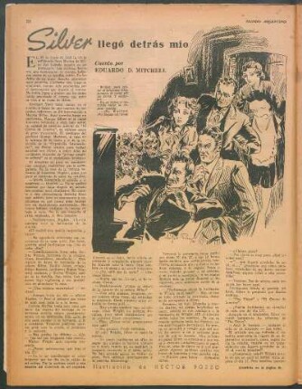 Silver llegó detrás mío : Cuento por Eduardo D. Mitchell