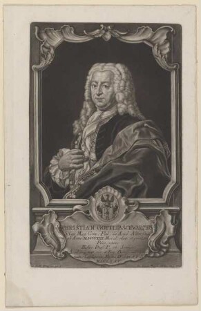 Bildnis des Christian Gottlib Schwarzius